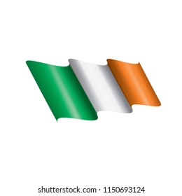 Ireland flag, vector illustration