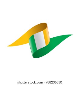 Ireland flag, vector illustration