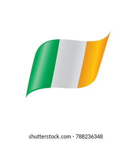 Ireland flag, vector illustration