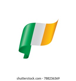 Ireland flag, vector illustration