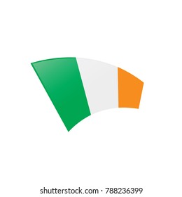 Ireland flag, vector illustration