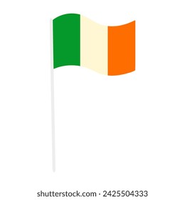 Ireland flag vector. St. Patrick’s Day