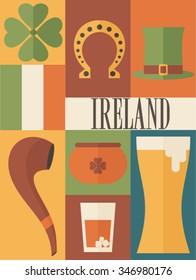 Ireland icon set