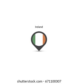 ireland icon. sign design
