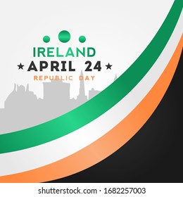 Ireland Independence Day Vector Design