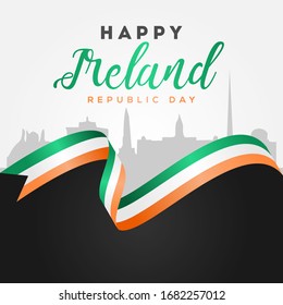 Ireland Independence Day Vector Design