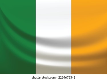 Irlands irritierendes nationales Fahnendesign