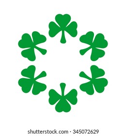 ireland leaf logo vector.