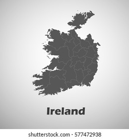 Ireland map.