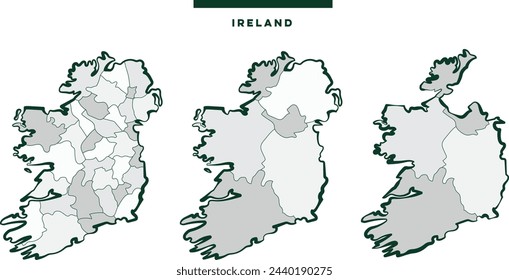 Ireland Map - Europe, cartography, Land