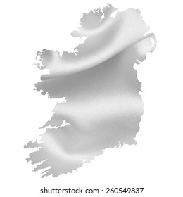 Ireland map silhouette