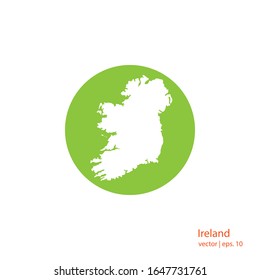 Plantilla de vectores de diseño de logotipos de Irlanda