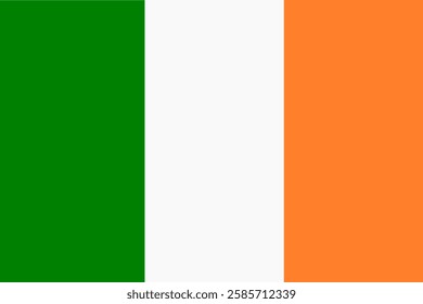 Ireland national flag . flag icon vector ireland