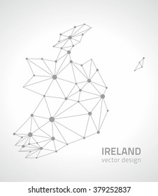 Ireland outline map