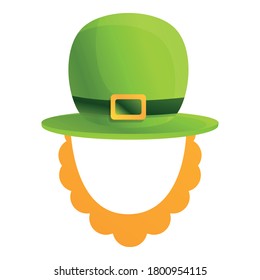 Ireland patrick hat icon. Cartoon of ireland patrick hat vector icon for web design isolated on white background