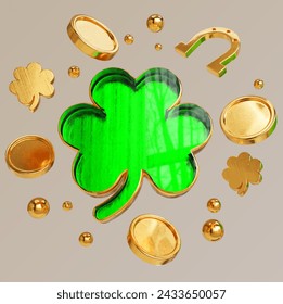 Irland Patrick's Day Vektor 3D Clever