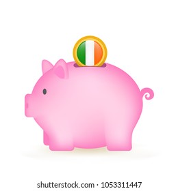 Ireland Piggy Bank Savings