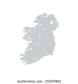 Ireland Regions Map