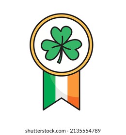 ireland symbol icon. happy patrick's day . vector illustration