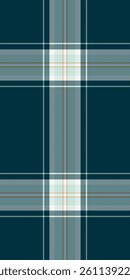 Ireland vector textile texture, daisy fabric tartan seamless. Equal pattern plaid check background in dark and light colors palette.