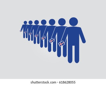 Ireland Voter Queue