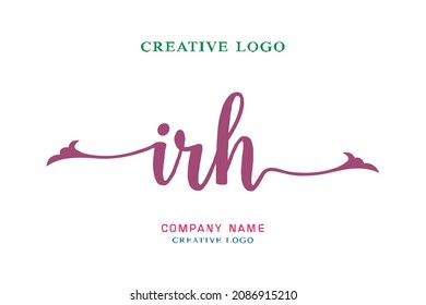 IRH lettering logo is simple, easy to understand and authoritative