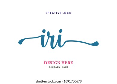 IRI lettering logo is simple, easy to understand and authoritative