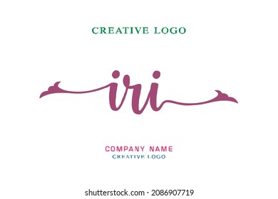 IRI lettering logo is simple, easy to understand and authoritative