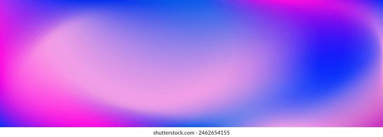 Fondo de gradiente holográfico de aura iridiscente Y2K. Vector abstracto gradiente de malla, colores cósmicos oscuros. Tema del espacio aurora textura holograma fluido en colores azul y rosa. Telón de fondo holo estético Y2k