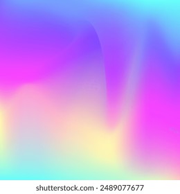 Iridescent Background. Abstract Gradient. Violet Shiny Gradient. Neon Concept. Hipster Mesh. Unicorn Paper. Metal Gasoline Template. Hologram Texture. Purple Iridescent Background