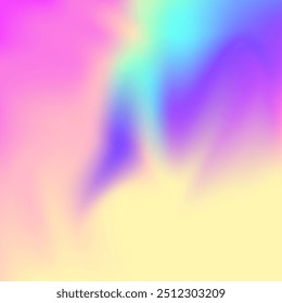 Iridescent Background. Abstract Texture. Blur Gasoline Illustration. Pearlescent Texture. Fashion Flyer. Soft Image. Digital Light. Purple Metal Gradient. Blue Iridescent Background