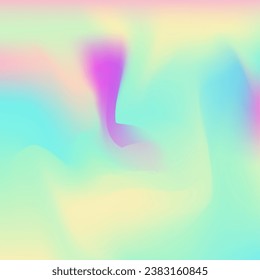 Iridescent Background. Abstract Texture. Soft Banner. Rainbow Flyer. Metalic Foil. Pink Shiny Gradient. Metal Futuristic Brochure. Hologram Texture. Blue Iridescent Background