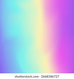 Irisierender Hintergrund. Geometrische Vorlage unscharf machen. Einhorn Mesh. Neonformen. Abstrakter Farbverlauf. Hipster-Folie. Perlmuttgradient. Lila Metall Textur. blauer, irisierender Hintergrund