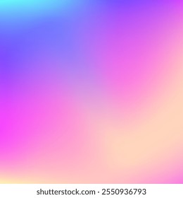 Fondo irisado. Tarjeta brillante. Textura Abstractas. Difuminar el Anuncio. Fondo de gasolina de metal. Lámina de unicornio. Gradiente suave púrpura. Gradiente holográfico. Fondo irisado azul