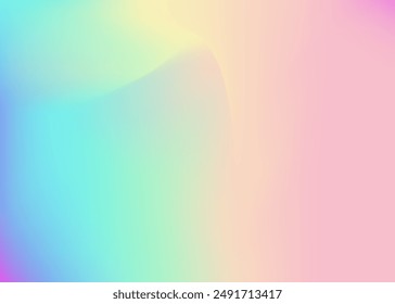 Irisierender Hintergrund. Digitale Flüssigkeit. Neon Glitter. Soft Futuristic Broschüre. Perlglanzgradient. Violette Pop Textur. Regenbogenlicht. Hologramm-Farbverlauf. Rosa schillernder Hintergrund