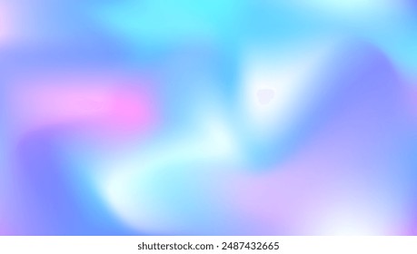 Iridescent Background. Digital Light. Hologram Texture. Holographic Gradient. Soft Geometry Illustration. Violet Metal Gradient. Unicorn Paper. Retro Banner. Pink Iridescent Background