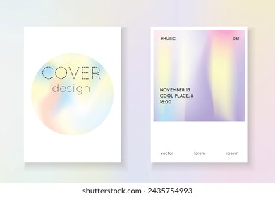 Iridescent Background. Graphic Effect. Spectrum Fluid. Colourful White Illustration. Purple Pearlescent Paper. Vintage Screen. Hologram Foil. Pink Iridescent Background