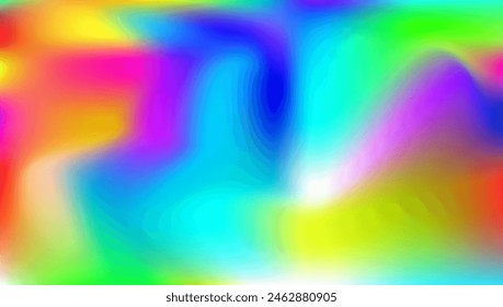 Iridescent Background. Graphic Paper. Shiny Vector. Metal Futuristic Invitation. Violet Pop Gradient. Hologram Texture. Chrome Foil. Pearlescent Gradient. Purple Iridescent Background