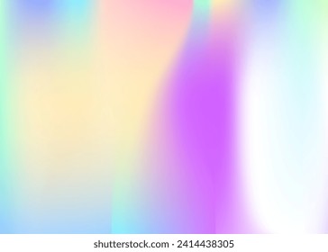 Iridescent Background. Hologram Gradient. Pastel Foil. Fashion Fluid. Abstract Gradient. Neon Surface. Pink Blur Texture. Pop Geometry Backdrop. Purple Iridescent Background