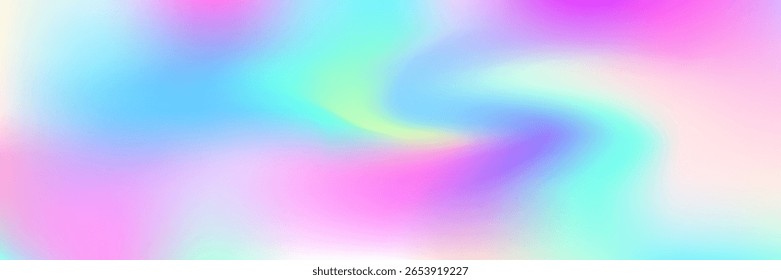 Iridescent Background. Hologram Gradient. Pink Blur Texture. Pastel Cover. Metal Creative Backdrop. Fantasy Paper. Abstract Gradient. Soft Image. Violet Iridescent Background