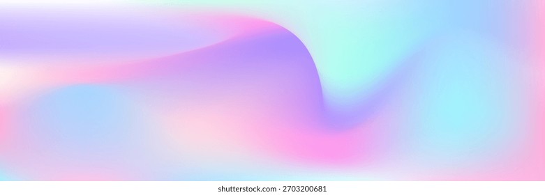 Fondo irisado. Gradiente de holograma. Textura retro rosa. Volante metálico. Difumina el folleto minimalista. Luz del arco iris. Textura holográfica. Diseño brillante. Fondo iridiscente púrpura