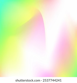 Iridescent Background. Hologram Gradient. Soft Cover. Metal Effect. Tie Dye Retro Texture. Abstract Texture. Digital Card. Pop Multicolor Template. Green Iridescent Background