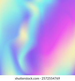 Iridescent Background. Hologram Texture. Abstract Texture. Shiny Glitter. Pastel Fluid. Kawaii Light. Neon Geometry Template. Violet Pop Gradient. Blue Iridescent Background