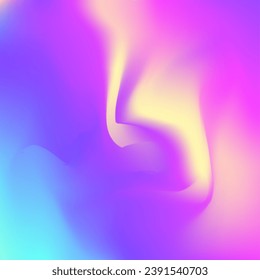 Iridescent Background. Holographic Gradient. Retro Geometric Brochure. Blue Neon Gradient. Metal Banner. Abstract Texture. Liquid Light. Fashion Fluid. Violet Iridescent Background