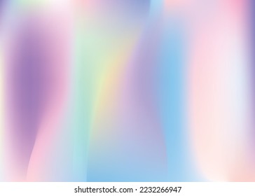 Iridescent Background. Holographic Gradient. Shiny Spectrum Template. Metal Surface. Fantasy Card. Bright Mesh. Violet Retro Texture. Hologram Texture. Blue Iridescent Background