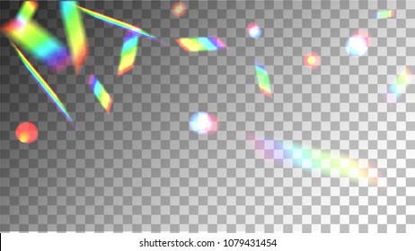 Iridescent Background. Holographic Background with Light Glitch Effect.
  Creative Festive Backdrop with Sunshine Glare. 
Mesh Holographic Foil Backdrop.  Trendy Hologram Vector Background