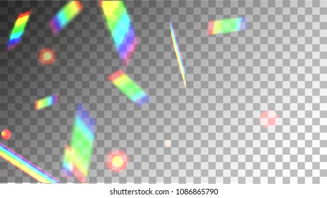 Iridescent Background. Holographic Background with Light Glitch Effect.
  Creative Festive Backdrop with Sunshine Glare. 
Mesh Holographic Foil Backdrop.  Trendy Hologram Vector Background