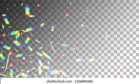 Iridescent Background. Holographic Background with Light Glitch Effect.
 Vector Rainbow Gradient with Sunshine Glare. 
Mesh Holographic Foil Backdrop.  Trendy Hologram Vector Background