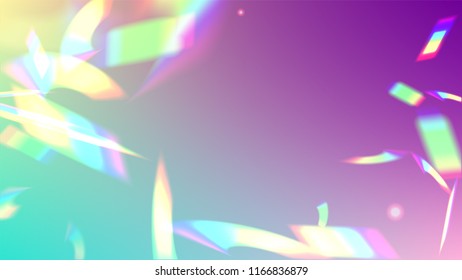  Iridescent Background. Holographic Light Glitch Effect.
Vector Rainbow Gradient with Sunshine Glare.  
 Trendy Hologram Vector Background. Mesh Holographic Foil. Creative Festive Backdrop. 
