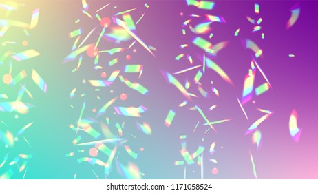  Iridescent Background. Holographic Light Glitch Effect.
Vector Rainbow Gradient with Sunshine Glare.  
 Trendy Hologram Vector Background. Mesh Holographic Foil. Creative Festive Backdrop. 

